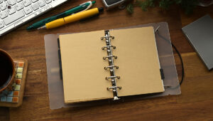 投稿についてもっと詳しく <クラフト 無地> ミニサイズ システム手帳用リフィル